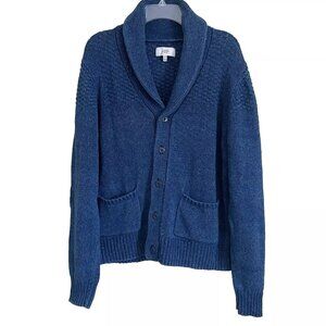 Jack Spade Blue Cardigan Sweater Men's XL Quiet Luxury Old Money Preppy